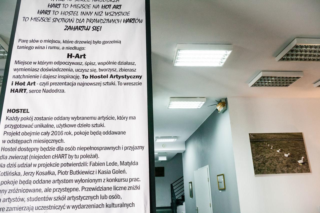 Hart Hostel & Art Gallery Breslavia Exterior foto